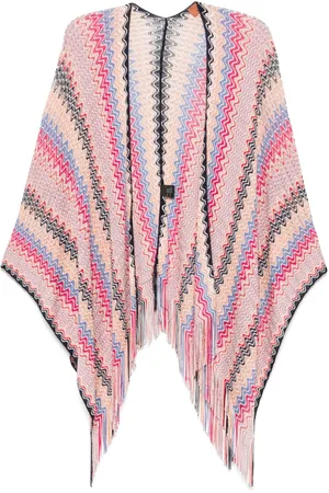 Missoni Zigzag-woven cape