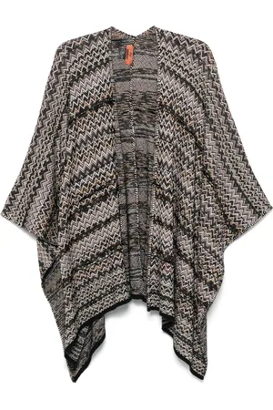 Missoni Zigzag-woven cape