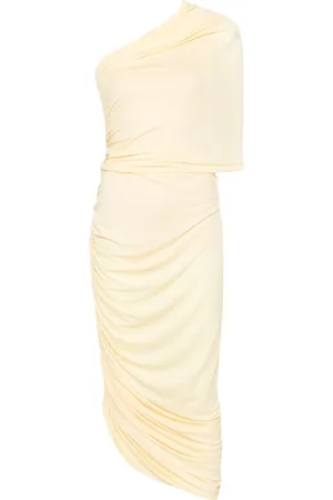 MAGDA BUTRYM One-shoulder draped midi dress