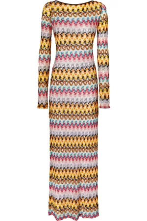 Missoni Zigzag-woven maxi dress