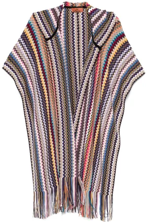 Missoni Zigzag-woven cape