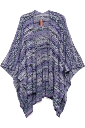 Missoni Zig-zag woven cape