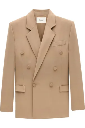 Saint Laurent Silk crepe blazer