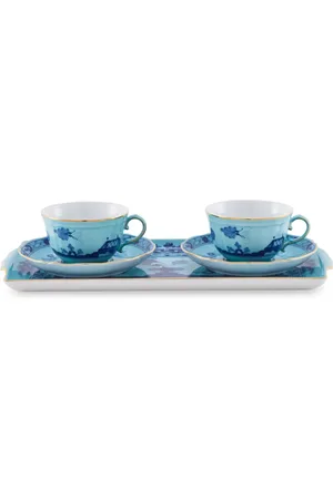 RICHARD GINORI 1735 Oriente tea service set with tray