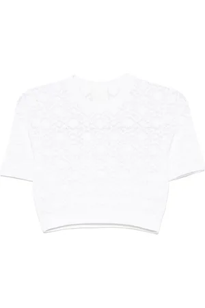 Givenchy Monogram 72-jacquard cropped T-shirt