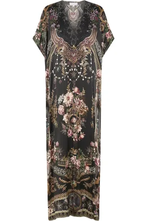 Camilla Lace-panelled kaftan