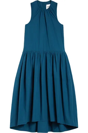 Jil Sander Pleat-detail midi dress