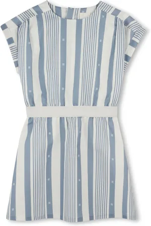 Givenchy Striped elasticated waist dress