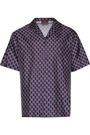Gucci GG-print silk shirt