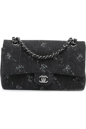 CHANEL 2015-2020 Medium Denim Double Flap shoulder bag