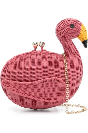SERPUI Justin Flamingo clutch bag