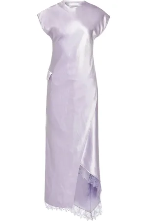 J.W.Anderson Asymmetric lace-trim dress