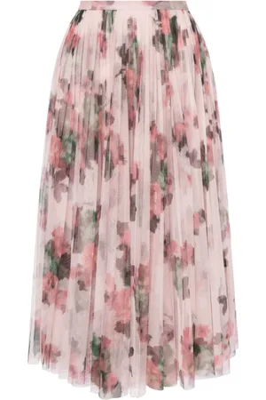 Serafini Floral-print midi shirt