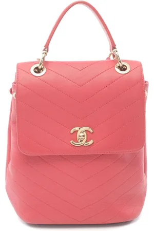 CHANEL 2019 chevron-quilting backpack