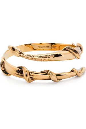 Alexander McQueen Snake cuff bracelet