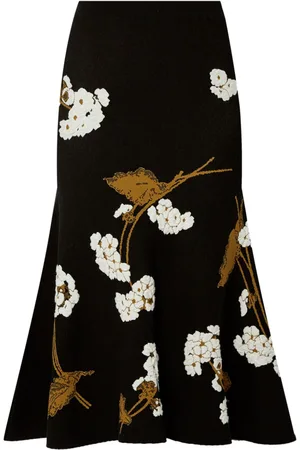 Erdem A-line midi skirt
