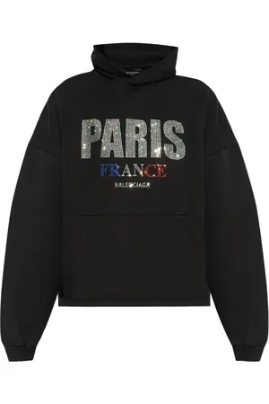 Balenciaga Logo-studded hoodie