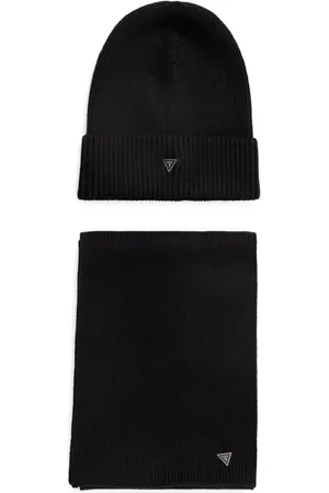 Guess Appliqu?? beanie scarf set