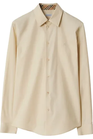 Burberry EKD-embroidered cotton shirt