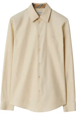 Burberry EKD-embroidered cotton shirt