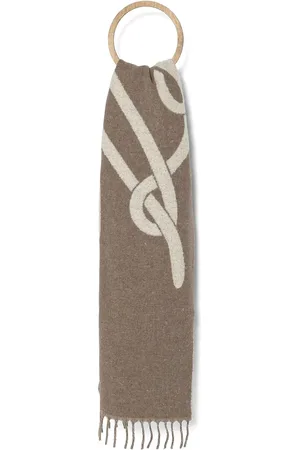 Karl Lagerfeld Logo-intarsia scarf