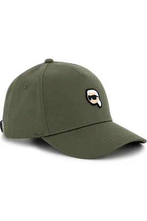 Karl Lagerfeld Logo-embroidered cotton cap