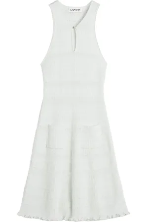 Lanvin Ribbed midi dress