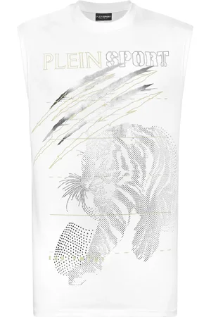 Philipp Plein Tiger-motif tank top