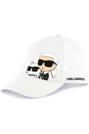 Karl Lagerfeld Logo-print cotton cap