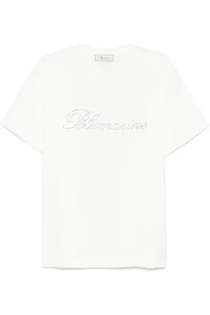 BLUMARINE Logo-appliqu?? T-shirt