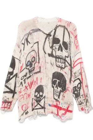 R13 Printed sweater