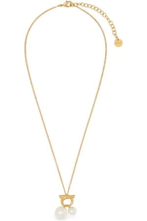 Salvatore Ferragamo Double pearl necklace