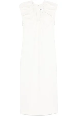 Jil Sander Gathered midi dress