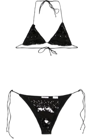 Oseree Sequins stripe microkini