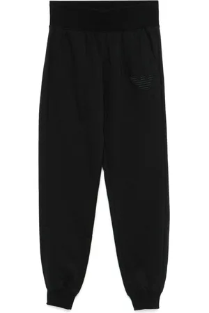 Emporio Armani Logo-patch sweatpants