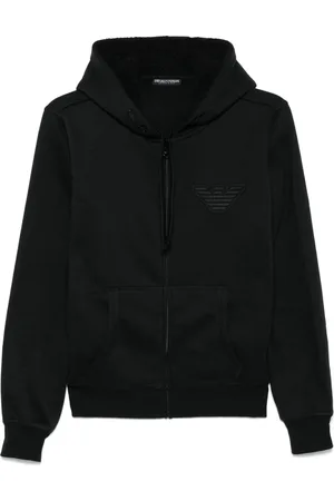 Emporio Armani Logo-patch hoodie