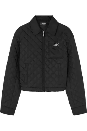 VERSACE Quilted blouson jacket