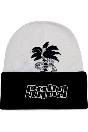Palm Angels Snake-print beanie hat