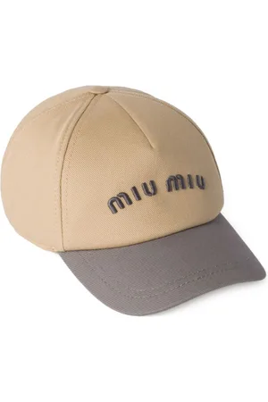 Miu Miu Drill baseball cap