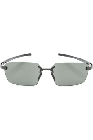 Tag Heuer Rimless rectangle-frame sunglasses