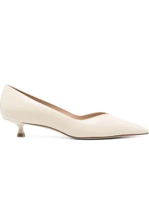 Stuart Weitzman 25mm leather pumps