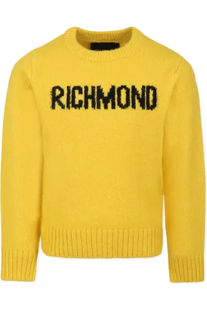 John Richmond Logo-intarsia sweater