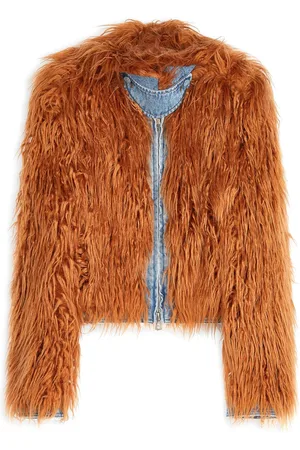 DRIES VAN NOTEN Faux-fur jacket