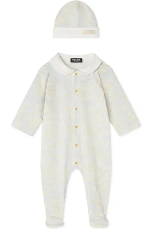 VERSACE Barocco-print sleepsuit set