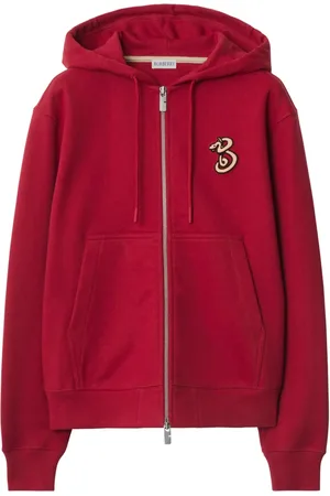 Burberry B Snake zip hoodie