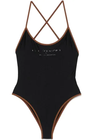 Serafini Logo-print swimsuit