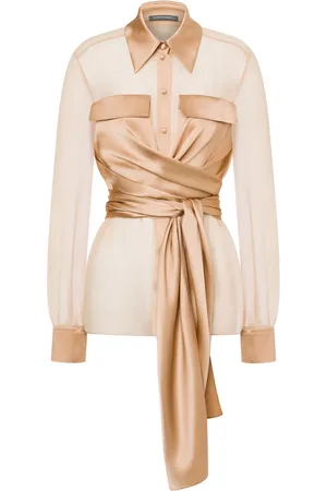 Alberta Ferretti Tie-fastening shirt