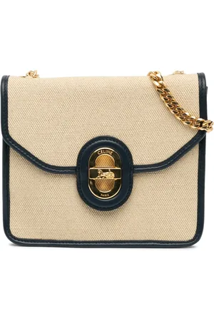 Céline 2020-2024 Canvas Sulky Clutch With Chain shoulder bag