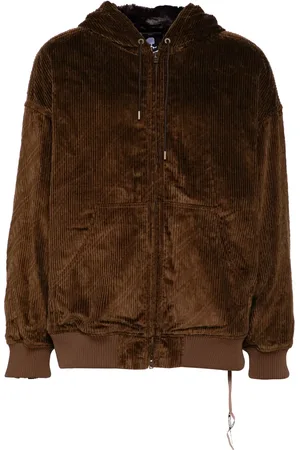 MASTERMIND Cordiroy hooded jacket