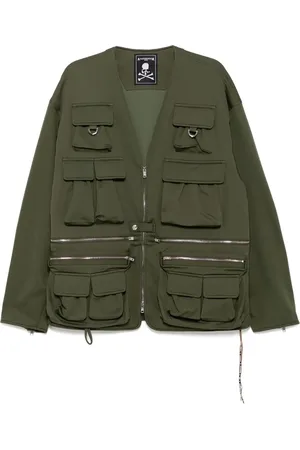 MASTERMIND Embroidered-logo military jackets